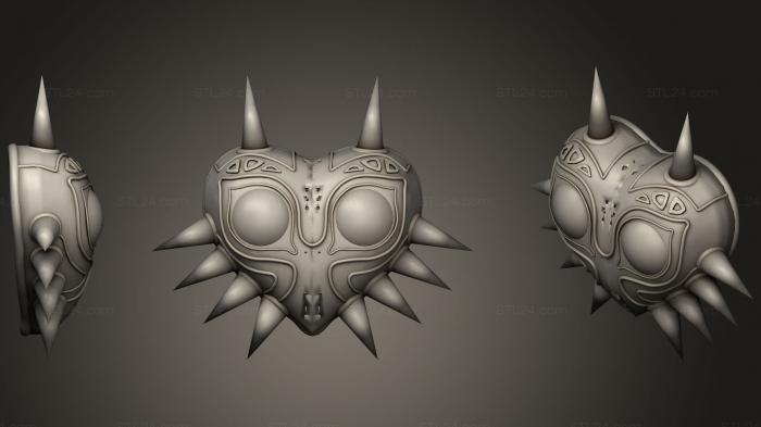 Mask (Majoras Mask, MS_0243) 3D models for cnc